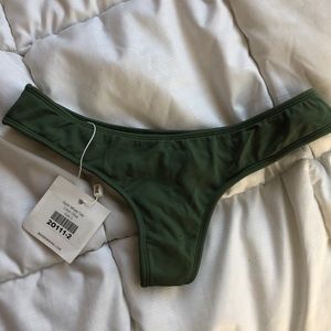 Midori olive thing bikini bottom